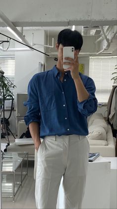 Sundays Best Outfits Men, Polo Tucked In Men, Outfit Kemeja Pria, Neat Whiskey, Sundays Best Outfits, Korean Outfits Men, Kemeja Lelaki, Korean Men Fashion, Korean Street Fashion Men