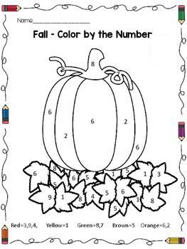 Math with Pumpkin | Worksheet School Fall Preschool, Easy Halloween Crafts, Counting Activities, Halloween Crafts For Kids, Pumpkin Crafts, Halloween Activities, Autumn Activities, Fall Color, Math Worksheets