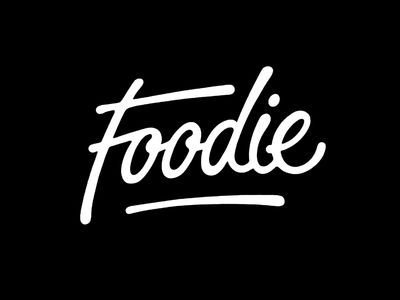 Foodie by Simon Alander Foodie Instagram Highlight Cover, Foodies Logo, Foodie Design, Food Lettering, Me Highlight Cover Instagram Aesthetic, Instagram Black Theme, Foodie Art, Foodie Instagram, Instagram Bio Quotes