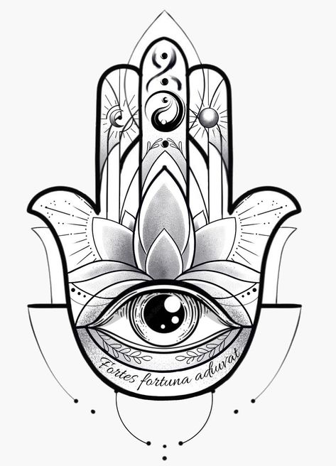 Fatima Tattoo, Linda Tattoo, Fatima Hand Tattoo, Hamsa Tattoo Design, Hamsa Hand Tattoo, Ying Yang Tattoo, Hamsa Tattoo, Yin Yang Tattoos, Lotus Tattoo