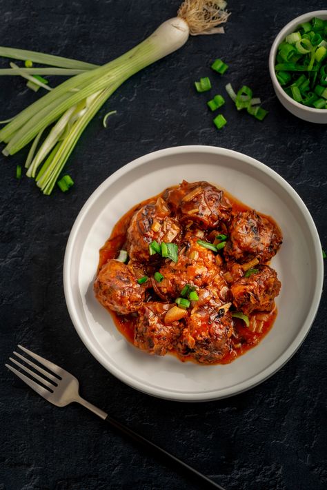 Explore the flavors of Veg Manchurian, a beloved Chinese snack widely popular in India. This savory dish features flavorful vegetable balls in a tangy sauce, perfect for satisfying your cravings. Try this easy recipe today! #VegManchurian #ChineseSnack #PopularInIndia #VegetarianRecipe #Foodie #DeliciousEats #AsianCuisine #HomemadeFood #FoodInspiration #TastyTreats #FoodieFavorites #YummyInMyTummy #FoodPhotography #FoodBloggers #InstaFood Vegetable Manchurian, Vegetable Balls, Veg Manchurian Recipe, Veg Manchurian, Manchurian Recipe, Food Photography Composition, Chinese Snacks, Flavorful Vegetables, Photography Composition