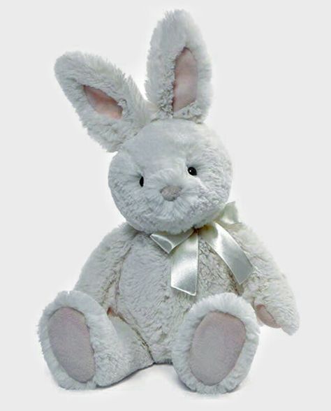 For Easter, a Gund 'Velvet' stuffed bunny rabbit, plush, white Stuffed Animal Rabbit, Stuffed Bunny Drawing, Plush Ideas, Rabbit Plushie, Teddy Bear Drawing, Object Reference, Floppy Eared Bunny, Stuffed Rabbit, Plush Rabbit