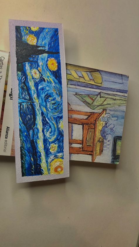 Stary Night Bookmark, Van Gogh Bookmarks, Breaks Books, Starry Night Bookmark, Artistic Sketches, Sarcastic Comebacks, Broken Book, Drawing Cartoon Faces, Creative Bookmarks