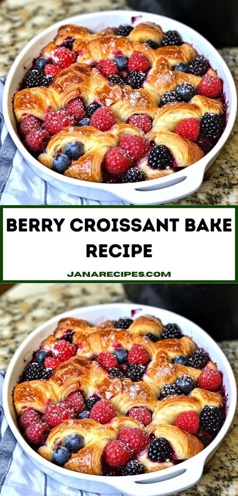 Looking for croissant breakfast ideas? Try our Berry Croissant Bake Recipe! This delicious and easy breakfast is perfect for breakfast or breakfast for dinner, making it a top choice in breakfast recipes. Top Breakfast Recipes, Croissant Bake, Cinnamon Benefits, Croissant Breakfast, Unique Breakfasts, Breakfast Casserole Sausage, Brunch Dishes, Easy Brunch, Breakfast Bake