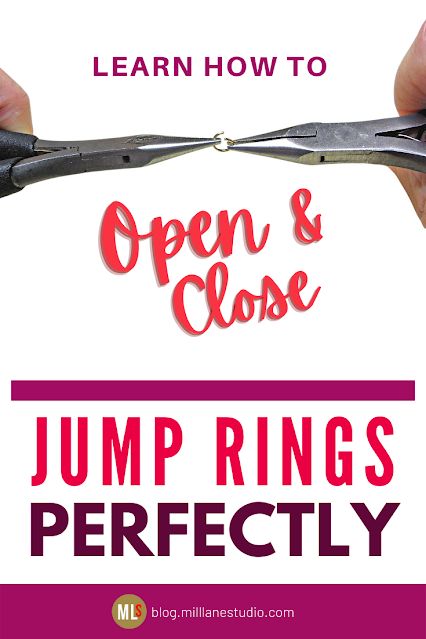 Diy Jump Rings, Ring Trick, Diy Jewelry Making Tools, Jump Ring Jewelry, Make Jewellery, Chain Nose Pliers, Ring Tutorial, Jewelry Pliers, Jewelry Making Tools