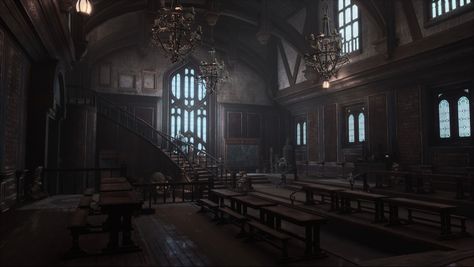 Hogwarts Charms Classroom, Charms Classroom Hogwarts, Hogwarts Building, Charms Classroom, Hogwarts Background, Aesthetician Aesthetic, Magic Scenery, Hogwarts Dorm, Hogwarts Visuals