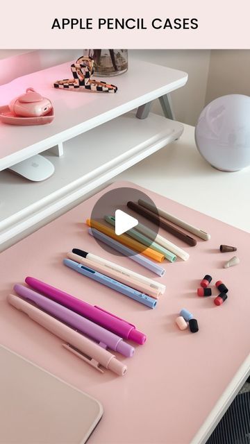 Kyla | Digital Planning on Instagram: "Sharing my favorite Apple Pencil cases:  1️⃣ MoKo Apple Pencil case 2️⃣ Elago Classic Apple Pencil case  3️⃣ Elago x Monami Apple Pencil case 4️⃣ Blue Dune Studio Apple Pencil case  All linked in my Amazon faves 🩷  #applepencil #applepencilcase #applepencil2 #elago #amazonfinds #digitalplanner #digitalplanning #digitalnotes #digitalnotetaking #digitalartist #digitaldrawing #digitalillustration" Apple Pencil Tips, Apple Pencil Engraving Ideas, Apple Pencil Case, Pencil Accessories, Diy Apple, Ipad Essentials, Ipad Tips, Apple Pen, Ipad Hacks