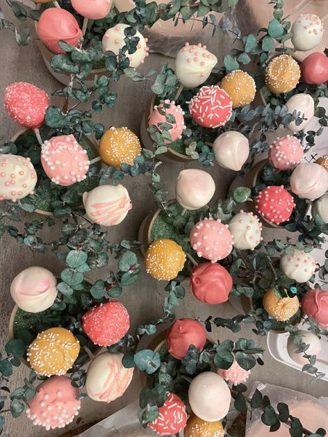 Spring Baby Shower Desserts, Wildflower Theme Cake Pops, Wild Flower Party Food, Wild Flower Desserts, Baby In Bloom Shower Dessert Table, Baby In Bloom Baby Shower Dessert Table, Baby In Bloom Desert Table, Wildflower Baby Shower Theme Food, Ivy Baby Shower Ideas