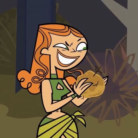 @finneysrocket !! ★ Izzy Tdi, Izzy Total Drama, Pete Rock, Green Characters, Kawaii Background, Drama Tv Series, Still Love Her, Drama Total, Drama Island