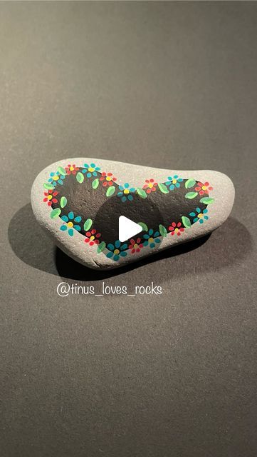 Martina Meister-Goossens on Instagram: "-Time for another heart and flowers- #tinuslovesrocks #artreels #reels #reelsinstagram #taşboyama #kaminky #hearts #heartsandflowers #rockartwork" Heart Shaped Rocks, Instagram Time, October 1, Rock Art, Painted Rocks, Heart Shapes, Flowers, On Instagram, Instagram