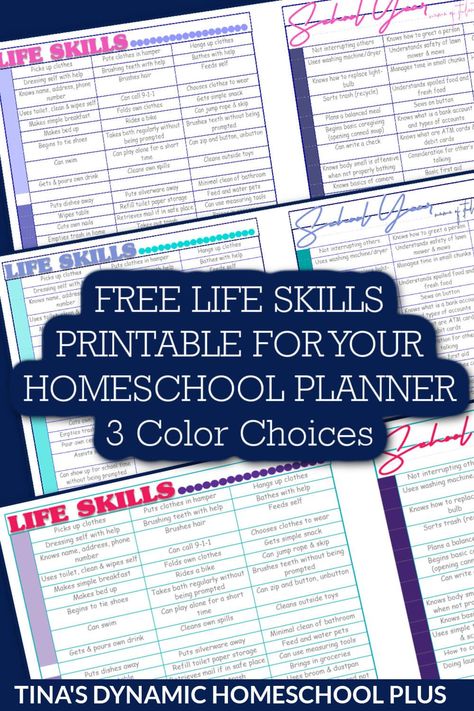 Free Printable Homeschool Life Skills Checklist for Your Homeschool Planner. You'll love my newest form which is a printable homeschool life skills checklist. Also, grab more free homeschool forms on my page Homeschool Planner. Whether you call them chores or life skills, it's what we strive to teach our kids during our whole homeschool journey. Besides, when children are young chores can help a child develop fine motor skills but also fosters independence. Homeschool Life Skills Ideas, Homeschool Health Curriculum Free, Life Skills For Homeschoolers, Homeschool Student Checklist, Best Homeschool Planner, Free Life Skills Curriculum, Homeschool Life Skills Curriculum, Life Skills Homeschool, Homeschool Routine Daily Schedules Free Printable