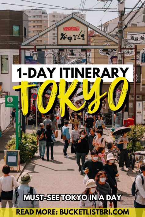 Only have ONE day in Tokyo, Japan? If so, here is the perfect itinerary for visiting Tokyo in a day. Experience both sides of Tokyo's personality: shitamachi (vintage, Edo-era old town Tokyo) and the modern, futuristic skyscrapers and otaku culture—all in this 1-day Tokyo itinerary! Two Days In Tokyo, Tokyo One Day Itinerary, 1 Day In Tokyo, One Day In Tokyo, Themed Hotel Rooms, Tokyo Itinerary, Travel Tokyo, Places In Tokyo, Modern Futuristic