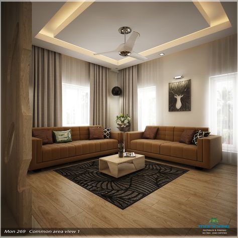 By premdas krishna | homify Gypsum Ceiling Design, Simple Ceiling Design, Fall Ceiling, False Ceiling Living Room, Interior Ceiling Design, Bedroom False Ceiling, House Ceiling, Interior Ceiling, Room Sofa Design