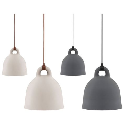 Normann Copenhagen Bell Lamp from £229.90 Product Code: NO0007 Normann Copenhagen Bell Lamp, Farmhouse Style Lighting, Bell Lamp, Kitchen Lighting Design, Ceramic Pendant Light, Bell Design, Pendant Light Design, Kitchen Lighting Fixtures, Normann Copenhagen