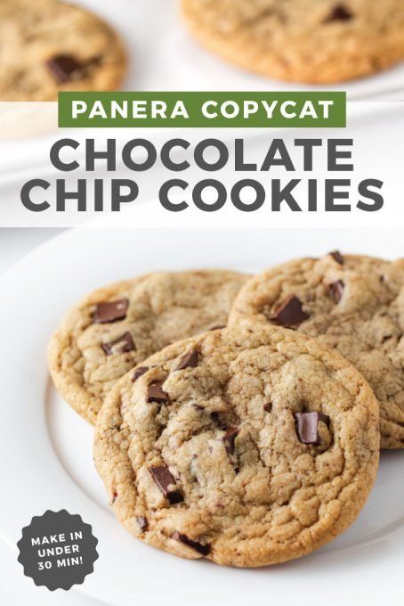 Panera Cookies Copycat, Panera Cookie Recipe, Copycat Chocolate Chip Cookies, Cat Chocolate, Kitchenaid Recipes, Panera Copycat, Cookies Design, Copycat Panera, Toffee Cookies