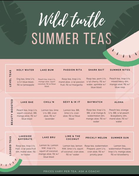 Herbalife Summer Shake Recipes, Summer Loaded Teas Herbalife, Summer Herbalife Tea, Mega Tea Herbalife Recipe, Herbalife Flavors, Herbalife Teas, Herbalife Shakes, Herbalife Business, Energy Tea Recipes