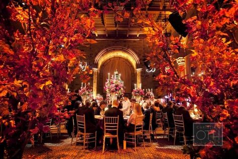 Cipriani Nyc, Unorthodox Wedding, Autumn Ball, Fall Wedding Ideas, Fall Entryway, 42nd Street, Nyc Photography, Fall Wedding Decorations, Wedding Flower Decorations