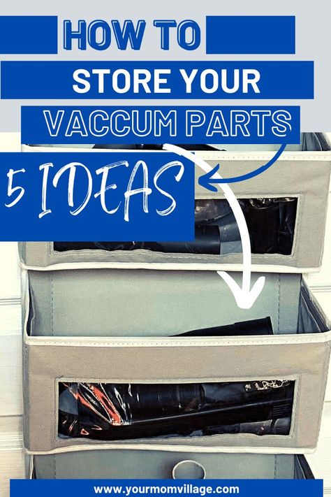 Ideas that you can use to keep your vacuum cleaner accessories organized Vacuum Cleaner Storage, More Organized Life, Vacuum Storage, Vacuum Accessories, Organized Life, How To Store, Home Management, Cleaning Accessories, More Organized