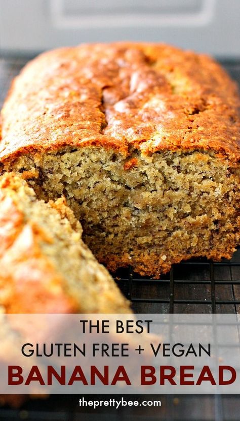 Vegan Gluten Free Banana Bread, Gluten Free Bagels, Gluten Free Banana Bread, Gluten Free Egg Free, Best Gluten Free, Vegan Banana Bread, Gluten Free Banana, Vegan Banana, Gluten Free Bread