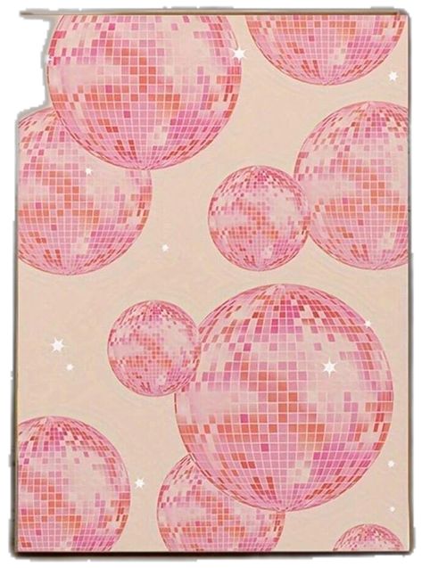 Disco Ball Wall Art, Funky Posters, Disco Ball Wall, Disco Aesthetic, Art Disco, Western Posters, Pink Disco, Wall Art Pink, Pink Aura