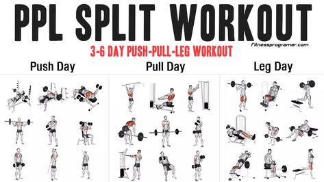 #PPL #workout #routine #fitness #gains Push Pull Leg Workout Routine, Pull Push Leg Workout, Push Pull Legs Split, Legs And Shoulders Workout Gym, Pull Workout For Men, Push Pull Legs Workout Plan Men, Push Day Workout Gym, Push Pull Legs Workout Plan For Women, Ppl Workout Routine