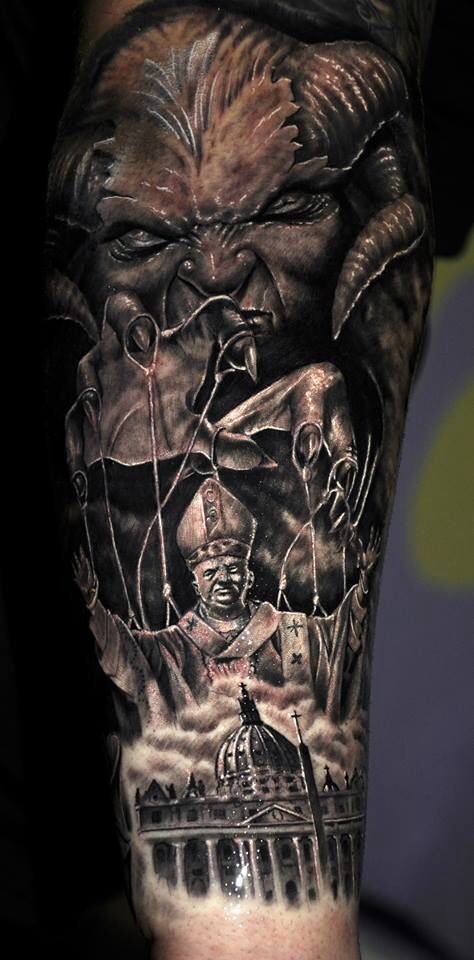 The Devil and his puppet tattoo. Japanese Tattoos For Men, Tattoos Pinterest, Unique Wrist Tattoos, Tattoo World, Puppet Master, Wrist Tattoos For Guys, Neck Tattoo For Guys, American Tattoos, Inked Magazine