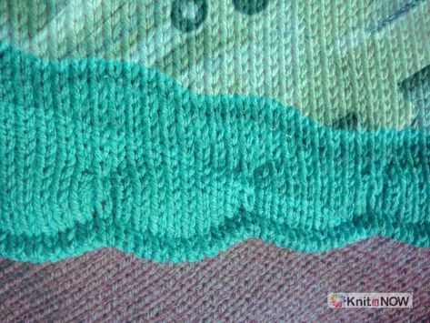 Scalloped Edge Scalloped Hem, Scalloped Edge, Machine Knitting, Crochet Blanket, Knitting, Crochet