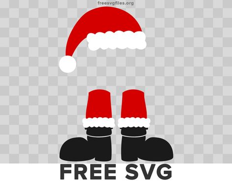 Free Santa Hat Santa Boots Svg - Free SVG Files Free Santa Hat Svg, Santa Hat Svg Free Cricut, Santa Hat Svg Free, Santa Svg Free, Boots Svg, Memory Care Activities, Santa Hat Svg, Cricut Images, Santa Boots