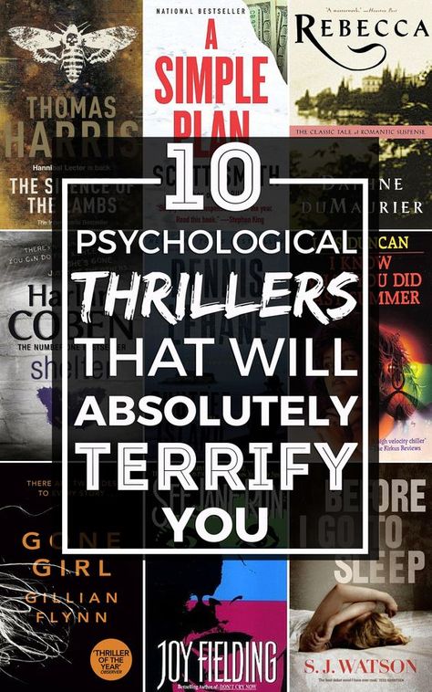 Ten of the scariest psychological thrillers you absolutely MUST read: Books And Tea, Psychological Thriller, Reading Rainbow, Thriller Books, Book Suggestions, Psychological Thrillers, Reading Material, Big Book, What To Read