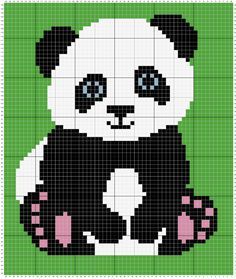 Panda Bear C2C Crochet Blanket free pattern - Nana's Crafty Home Crochet Panda Bear Applique Free Pattern, Free Crochet Patterns For Afghans C2c, Graphgan Patterns Free Charts, C2c Patterns Free, Graphghans Crochet Patterns, Crochet Graph Patterns Free, C2c Crochet Pattern Free Charts, Crochet Panda Pattern Free, C2c Crochet Blanket Pattern Free