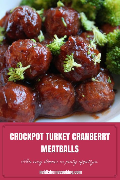 Meatballs With Cranberry Sauce, Crockpot Turkey Meatballs, Cranberry Crockpot, Turkey Cranberry Meatballs, Turkey Meatballs Crockpot, Frozen Turkey Meatballs, Cranberry Meatballs, Cranberry Turkey, Turkey Cranberry