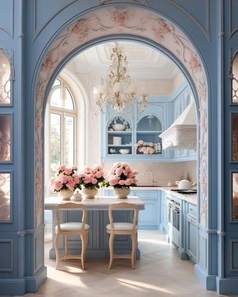 Kitchen Open Concept, Fairytale House, Dream Kitchens Design, Casa Vintage, Dream House Rooms, Dream House Interior, House Room, Dream House Decor, Kitchen Style