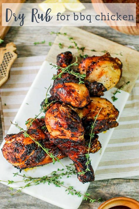 Grilled Chicken Spice Rub, Grilled Chicken Recipes Dry Rub, Dry Rub For Chicken Drumsticks, Barbecue Chicken Dry Rub, Bbq Chicken Seasoning, Bbq Chicken Dry Rub Recipe, Bbq Chicken Rub, Chicken Rub Recipes, Best Bbq Chicken