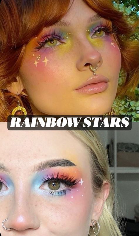 Pride Eyeliner, Bisexual Pride Makeup, Pride Eyeshadow, Makeup Pride, Lgbtq Outfit, Quotes Sports, Animals Quotes, Highlight Makeup, Pride Festival