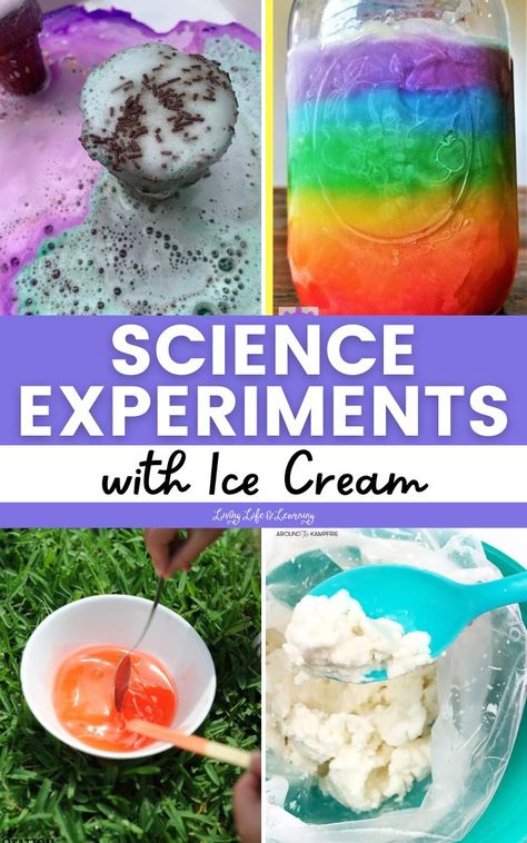 Chemistry for Kids Archives Seasons Science Experiments For Kids, Ice Cream Experiment For Kids, Ice Cream Science Experiment, Ice Cream Science, Homeschool Summer, Halloween Science Activities, Fun Science Experiments, Ice Cream Salt, Science Discovery