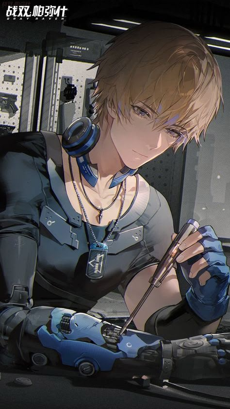 Lee Hyperreal, Lee Punishing Gray Raven, Punishing Grey Raven, Punishing Gray Raven, Cyberpunk Anime, Raven Art, Modern Fantasy, Space Station, Handsome Anime Guys