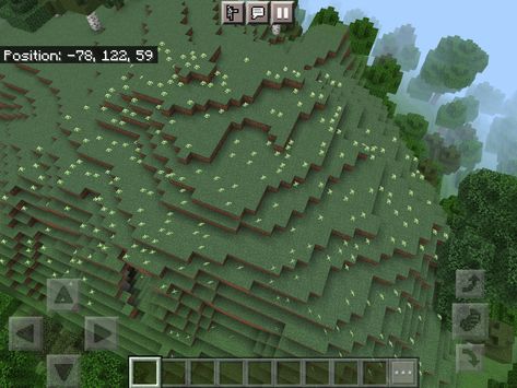 The seed is -1881547168. Cords are in the corner. Minecraft Seed, Flower Mountain, Minecraft Pe, In The Corner, White Flower, White Flowers, City Photo, Minecraft, Seeds