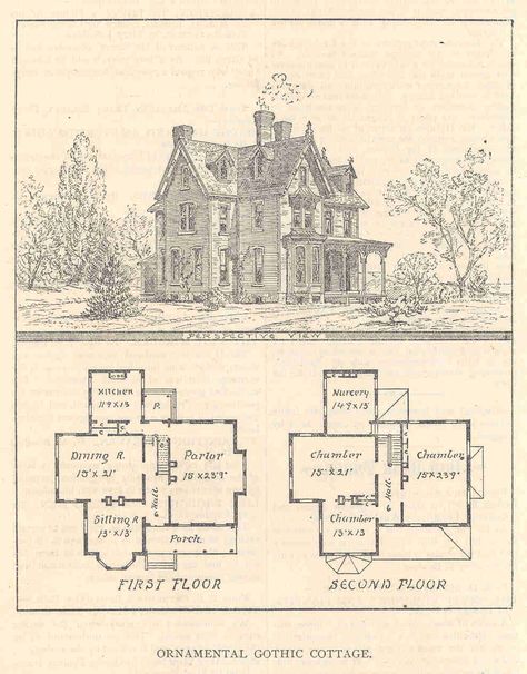 Victorian House Plans GLB 1890 House Plans, 1600s Mansion, Gothic Victorian Home Floor Plans, Sims 4 1890 House, Gothic Victorian House Plans, Southern Gothic House, Victorian House Floor Plans, Gothic House Plans, Victorian Gothic House