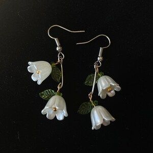 Indie Jewelry, Fun Earrings, Lily Of The Valley, Diy Earrings, Resin Jewelry, The Valley, Dream Wardrobe, Etsy Australia, Jewelry Inspiration