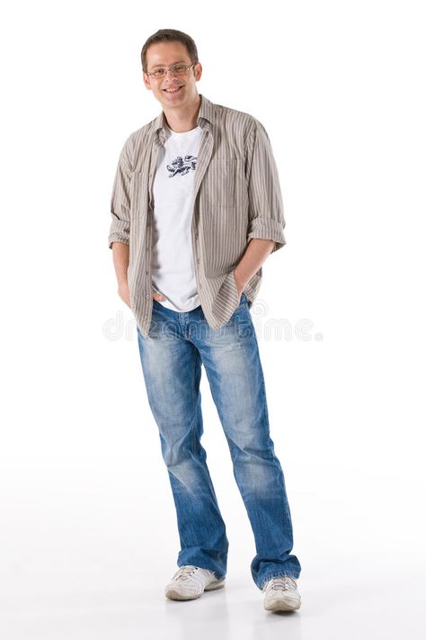 Relaxed man. Man standing in relaxed pose and casual clothing , #SPONSORED, #Man, #standing, #Relaxed, #man, #casual #ad Standing Poses Masculine, Relaxed Male Pose Reference, Casual Standing Pose Reference Male, Casual Poses Standing, Person Standing Art Reference, Slouching Standing Pose, Person Standing Reference Photo, Standing Person Reference, Funny Standing Pose