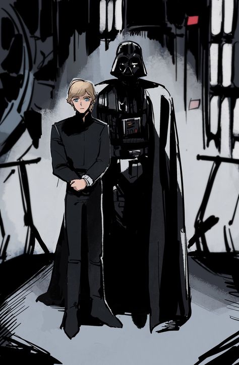 Mando Fanart, Luke And Vader, Vader And Luke, Skywalker Family, Anakin Vader, Star Wars Background, Mark Hamill, Star Wars Wallpaper, Star Wars Fan Art