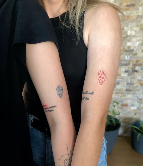 Match Tattoo, Best Friend Couple, Matching Tattoos For Couples, Couple Tattoo Ideas, Friend Couple, Tattoos For Couples, Mens Shoulder Tattoo, Couple Tattoo, Matching Tattoo