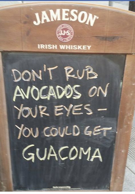 A little eye humor for this cold and snowy day!  Think about a warm, sunny day and a big bowl of fresh guacamole... Eye Doctor Humor, Eye Jokes Humor, Optical Jokes Optometry Humor, Optometry Quotes, Ophthalmology Humor, Optical Humor, Opthalmic Technician, Eye Puns, Optometry Humor