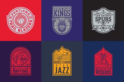 Nba Logo Design, Nba Sports Design, Nba Logo Redesign, Nba Design Graphics, Nba Finals Graphic Design, Nba Logo, Washington Wizards, Logo Redesign, Nba Teams