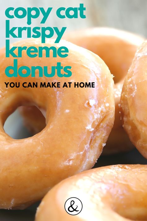 Krispy Kreme Donuts Recipe, Sugar Donuts Recipe, Doughnut Recipe Easy, Easy Donut Recipe, Krispy Kreme Donuts, Homemade Donuts Recipe, Easy Donuts, Homemade Doughnuts, Baked Donut Recipes