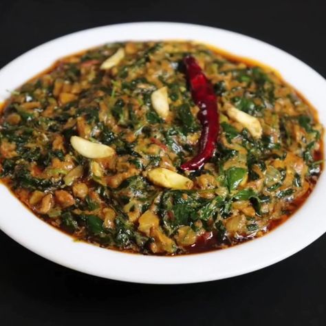 Lasuni methi Lasuni Methi, Dal Recipe, Vegetables Recipes, Leafy Vegetables, Vegetable Recipes, Spinach, Restaurant