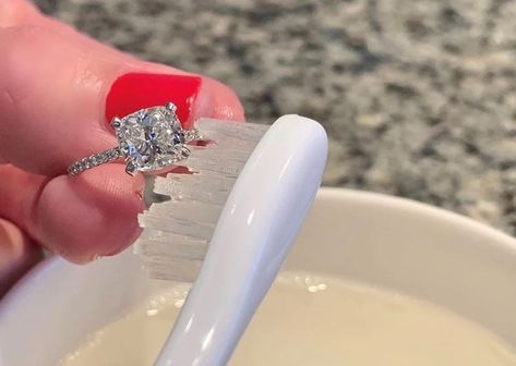 cleaning a diamond How To Clean Your Wedding Ring At Home, Clean Diamond Ring Diy, How To Clean Diamond Ring, Cleaning Diamond Ring At Home, How To Clean Wedding Ring At Home, How To Clean Diamond Ring At Home, Clean Wedding Ring, Clean Diamond Ring, Ring Cleaning