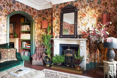 House Of Hackney Wallpaper, House Of Hackney, Maximalist Interior, Bungalow Homes, Wallpaper Paint, Home Vibes, Victorian House, Maximalism, Wallpaper Living Room