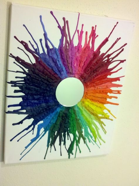 melted crayon art, make a color wheel!  http://theshatteredlance.com/2011/09/02/wax-color-explosion/ Colors Wheel, Color Wheel Project, Toning Training, Colour Wheels, Color Wheel Projects, Colour Explosion, Melted Crayon Art, Training Routine, Color Explosion