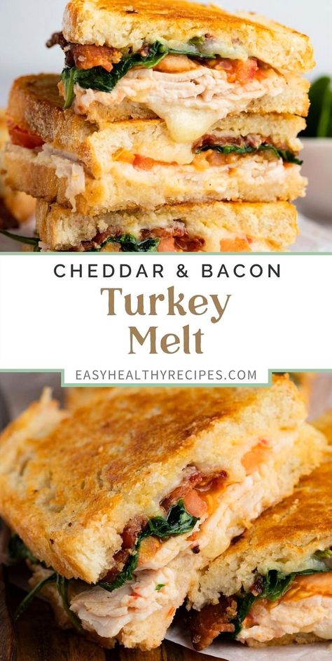 On a chilly day, there's nothing quite like biting into this amazing turkey melt. It's warm, gooey, and irresistibly tasty, making it the ultimate comfort food for cooler weather. Bacon Turkey, Turkey Melt, Food And Drink Recipes, Cravings Food, Melt Recipe, Bisque Recipe, Food C, Dinner Sandwiches, Beef Casserole Recipes